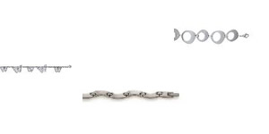 bracelet chaine en acier