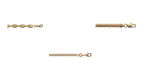 bracelet chaine en plaque-or